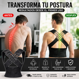 Corrector de postura AirNova - antes y después, resultados desde el primer uso